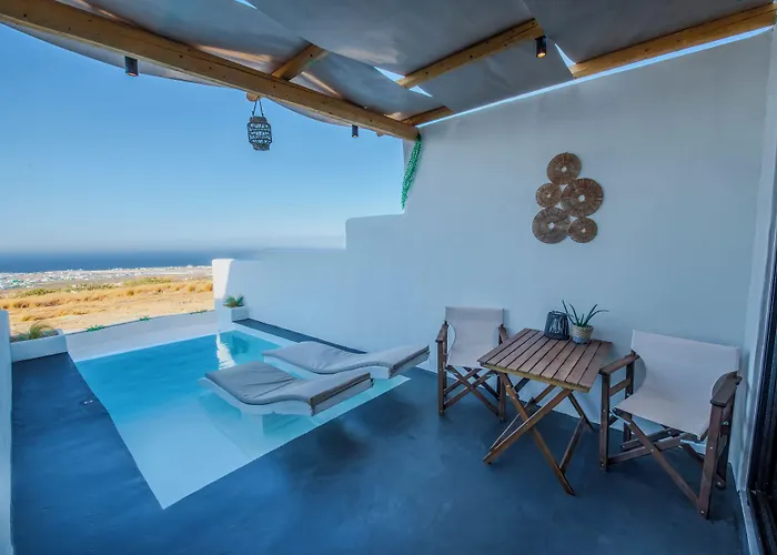 Salida Del Sol Santorini Aparthotel Éxo Goniá